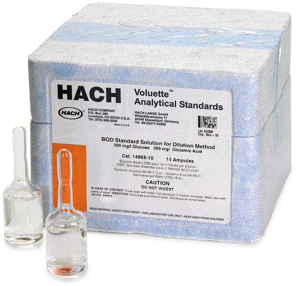 1486510 Solución estándar para DBO, 300 mg/L, paquete de 16 ampollas Voluette de 10 mL