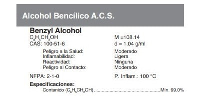 Alcohol Bencílico A.C.S.