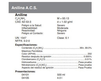 Anilina A.C.S.