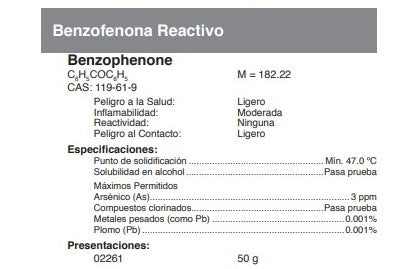 Benzofenona Reactivo