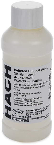 1430598 Agua de dilución tamponada, 99 mL