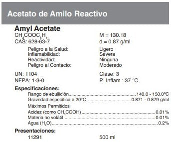 Acetato de Amilo Reactivo