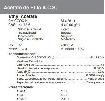 Acetato de Etilo A.C.S.