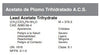 Acetato de Plomo Trihidratado A.C.S.