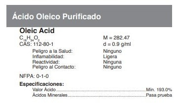 Ácido Oleico Purificado