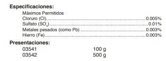 Ácido Silícico Reactivo