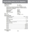 Alcohol Etílico HPLC (A.C.S. Espectro)