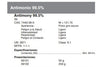 Antimonio 99.5%