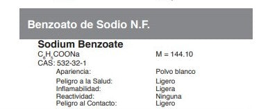 Benzoato de Sodio N.F.