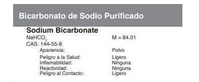 Bicarbonato de Sodio Purificado