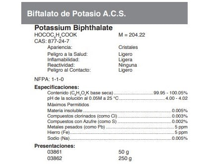 Biftalato de Potasio A.C.S.