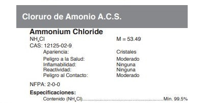 Cloruro de Amonio A.C.S.