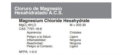 Cloruro de Magnesio Hexahidratado A.C.S.