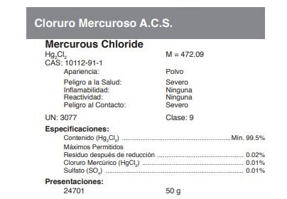 Cloruro Mercuroso A.C.S.