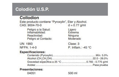 Colodión U.S.P.