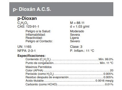 p- Dioxán A.C.S.