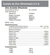 Acetato de Zinc Dihidratado A.C.S.