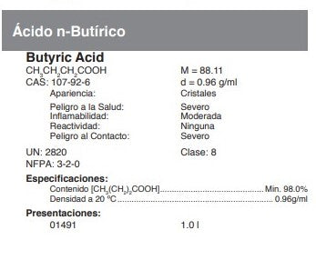 Ácido n-Butírico