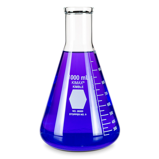 MATRAZ ERLENMEYER BOCA ANGOSTA 1,000 ML