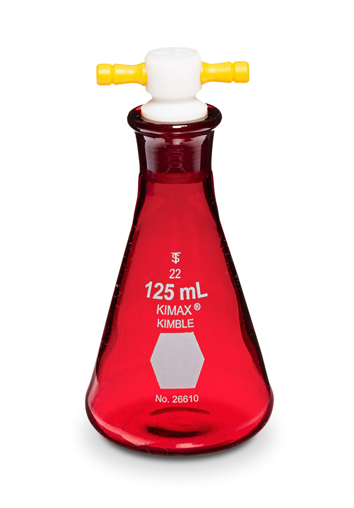 MATRAZ ERLENMEYER RAY-SORB TAPÓN PTFE 500 ML